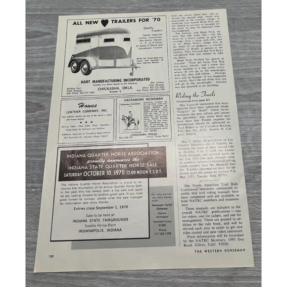 Lasso Western Wear Vintage Print Ad 1970s Cowboy Suits Texas Americana Rancher - Picture 3 of 6